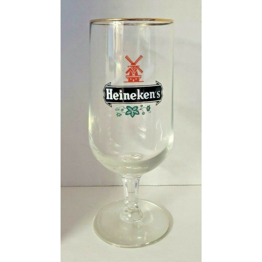 Vintage Rare 1970's Heineken's Barware Glass 10oz. U205